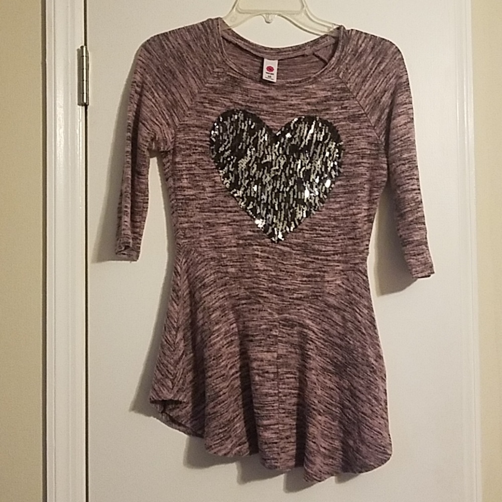 Total Girl 3/4 sleeve soft knit top